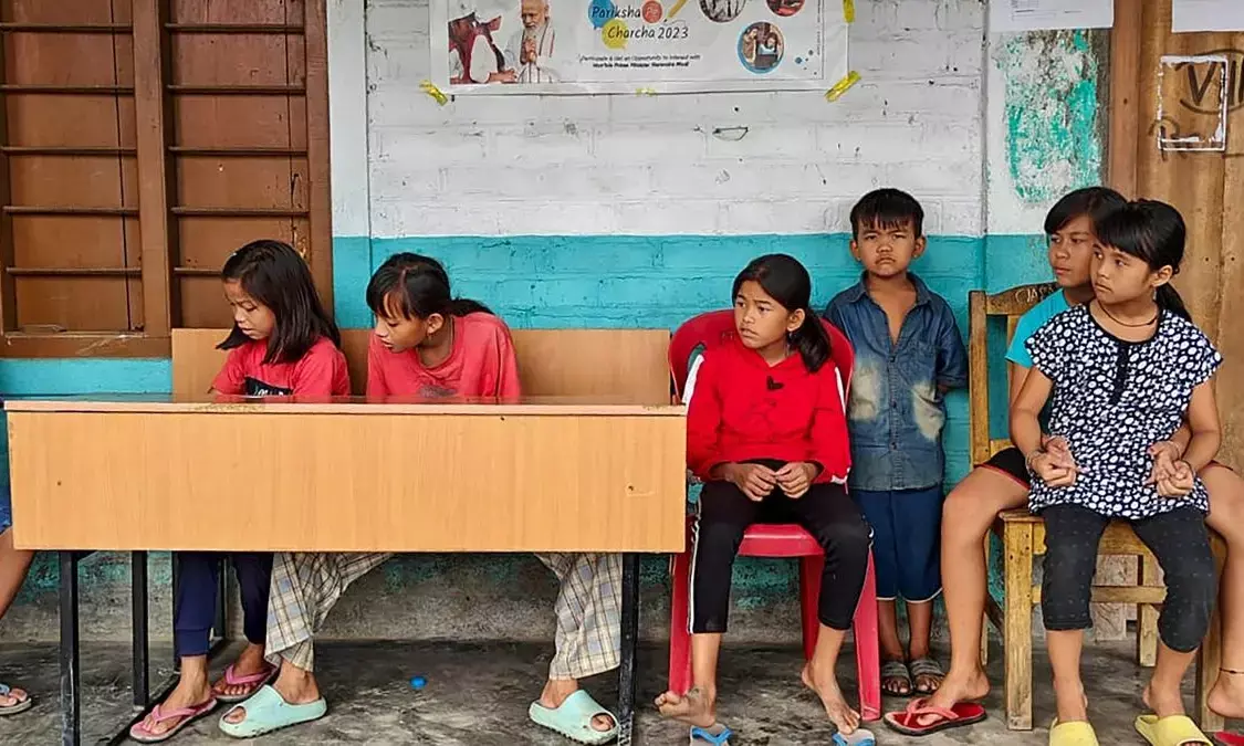 ಮಣಿಪುರ ಹಿಂಸಾಚಾರದಿಂದ 14,000ಕ್ಕೂ ಅಧಿಕ ಶಾಲಾ ಮಕ್ಕಳು ಸ್ಥಳಾಂತರ: ಶಿಕ್ಷಣ ಸಚಿವಾಲಯ