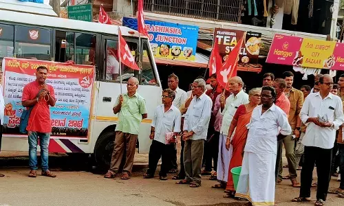 ರೈತ ಕಾರ್ಮಿಕರ ಬದುಕನ್ನು ವಿನಾಶದ ಅಂಚಿಗೆ ತಳ್ಳಿದ ಕೇಂದ್ರ ಸರಕಾರ ತೊಲಗಲಿ: ಕೃಷ್ಣಪ್ಪ ಸಾಲಿಯಾನ್