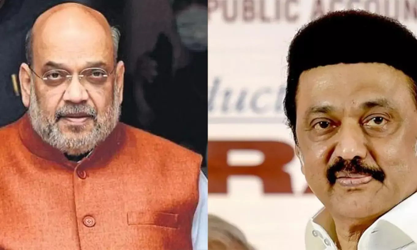 “ನಮ್ಮನ್ನು ಹಿಂದಿಯ ಗುಲಾಮರಾಗಿಸಲು ಸಾಧ್ಯವಿಲ್ಲ”: ಅಮಿತ್ ಶಾ ಅವರ ಹಿಂದಿ ಪರ ಹೇಳಿಕೆಗೆ ಸ್ಟಾಲಿನ್ ಖಂಡನೆ