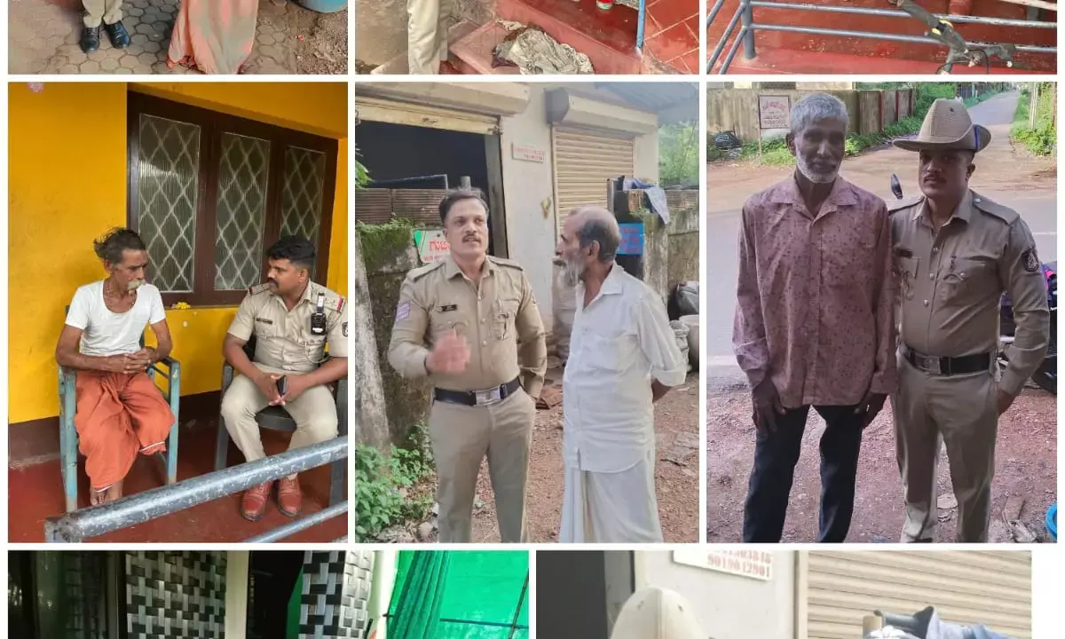 ಮಂಗಳೂರು ಪೊಲೀಸರಿಂದ ಹಿರಿಯ ನಾಗರಿಕರ ಭೇಟಿ