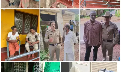 ಮಂಗಳೂರು ಪೊಲೀಸರಿಂದ ಹಿರಿಯ ನಾಗರಿಕರ ಭೇಟಿ