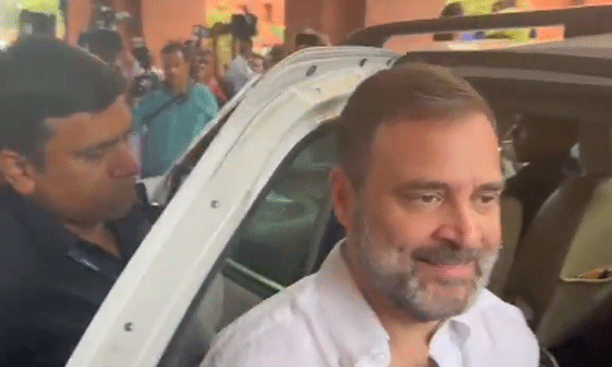 ಸಂಸದ ಸ್ಥಾನ ಮರುಸ್ಥಾಪನೆಗೊಂಡ ಬೆನ್ನಲ್ಲೇ ಸಂಸತ್ ಭವನ ಪ್ರವೇಶಿಸಿದ ರಾಹುಲ್ ಗಾಂಧಿ ಸಂಸದ ಸ್ಥಾನ ಮರುಸ್ಥಾಪನೆಗೊಂಡ ಬೆನ್ನಲ್ಲೇ ಸಂಸತ್ ಭವನ ಪ್ರವೇಶಿಸಿದ ರಾಹುಲ್ ಗಾಂಧಿ