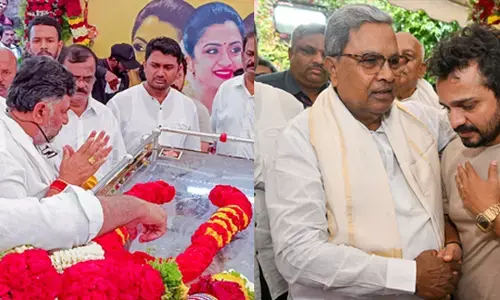 ವಿಜಯ ರಾಘವೇಂದ್ರ ಪತ್ನಿ ಸ್ಪಂದನಾ ಪಾರ್ಥಿವ ಶರೀರದ ಅಂತಿಮ ದರ್ಶನ ಪಡೆದ ಸಿಎಂ, ಡಿಸಿಎಂ