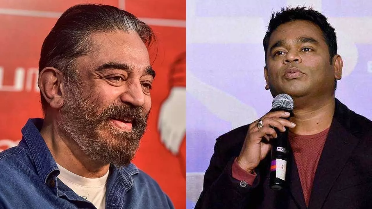 ‘ಹಾಲಿವುಡ್ಗೆ ಕಮಲ್ ಹಾಸನ್’: ಎ.ಆರ್. ರಹ್ಮಾನ್ ಹೇಳಿದ್ದೇನು? ‘ಹಾಲಿವುಡ್ಗೆ ಕಮಲ್ ಹಾಸನ್’: ಎ.ಆರ್. ರಹ್ಮಾನ್ ಹೇಳಿದ್ದೇನು?