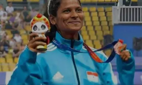 ಮೂಡಬಿದ್ರೆ: ವರ್ಲ್ಡ್ ಯುನಿವರ್ಸಿಟಿ ಗೇಮ್ಸ್‌ನಲ್ಲಿ ಆಳ್ವಾಸ್ ನ ಭವಾನಿ ಯಾದವ್ ಗೆ ಕಂಚಿನ ಪದಕ