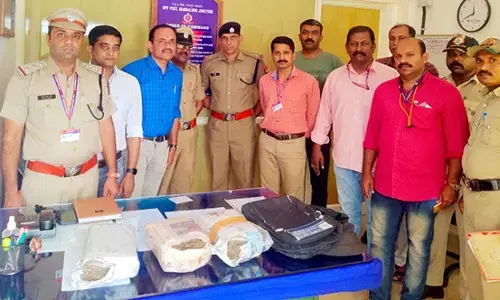 ಮಂಗಳೂರು ಜಂಕ್ಷನ್ ರೈಲು ನಿಲ್ದಾಣದಲ್ಲಿ ಗಾಂಜಾ ಪತ್ತೆ