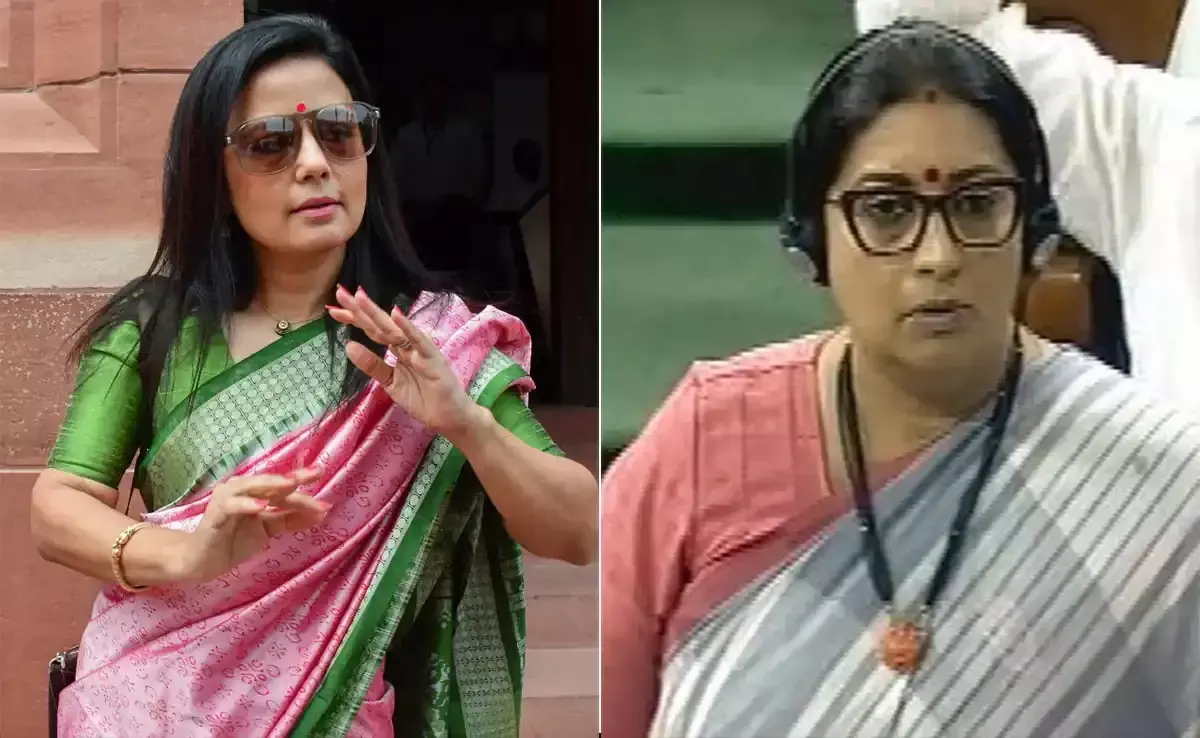 “ನಿಮ್ಮ ಆದ್ಯತೆಗಳು ಎಲ್ಲಿವೆ ಮೇಡಂ?”: ‘ಫ್ಲೈಯಿಂಗ್ ಕಿಸ್’ ಕುರಿತು ಸ್ಮೃತಿ ಇರಾನಿಯನ್ನು ಪ್ರಶ್ನಿಸಿದ ಮಹುವಾ ಮೊಯಿತ್ರಾ