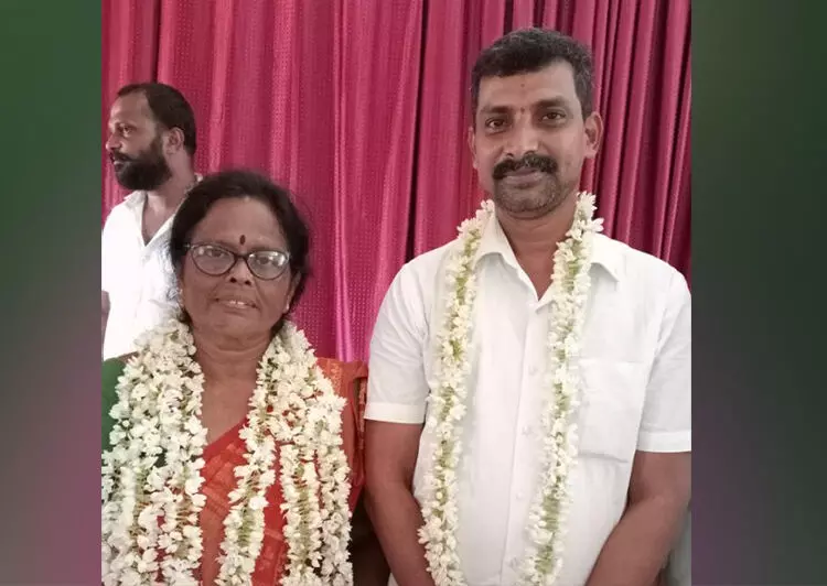 ನೆಕ್ಕಿಲಾಡಿ: ಗ್ರಾ.ಪಂ. ಅಧ್ಯಕ್ಷ- ಉಪಾಧ್ಯಕ್ಷ ಚುನಾವಣೆ: ಅಧ್ಯಕ್ಷೆಯಾಗಿ ಸುಜಾತ ರೈ ಅಲಿಮಾರ್, ಉಪಾಧ್ಯಕ್ಷರಾಗಿ ಹರೀಶ್ ಡಿ. ನೆಕ್ಕಿಲಾಡಿ: ಗ್ರಾ.ಪಂ. ಅಧ್ಯಕ್ಷ- ಉಪಾಧ್ಯಕ್ಷ ಚುನಾವಣೆ: ಅಧ್ಯಕ್ಷೆಯಾಗಿ ಸುಜಾತ ರೈ ಅಲಿಮಾರ್, ಉಪಾಧ್ಯಕ್ಷರಾಗಿ ಹರೀಶ್ ಡಿ.