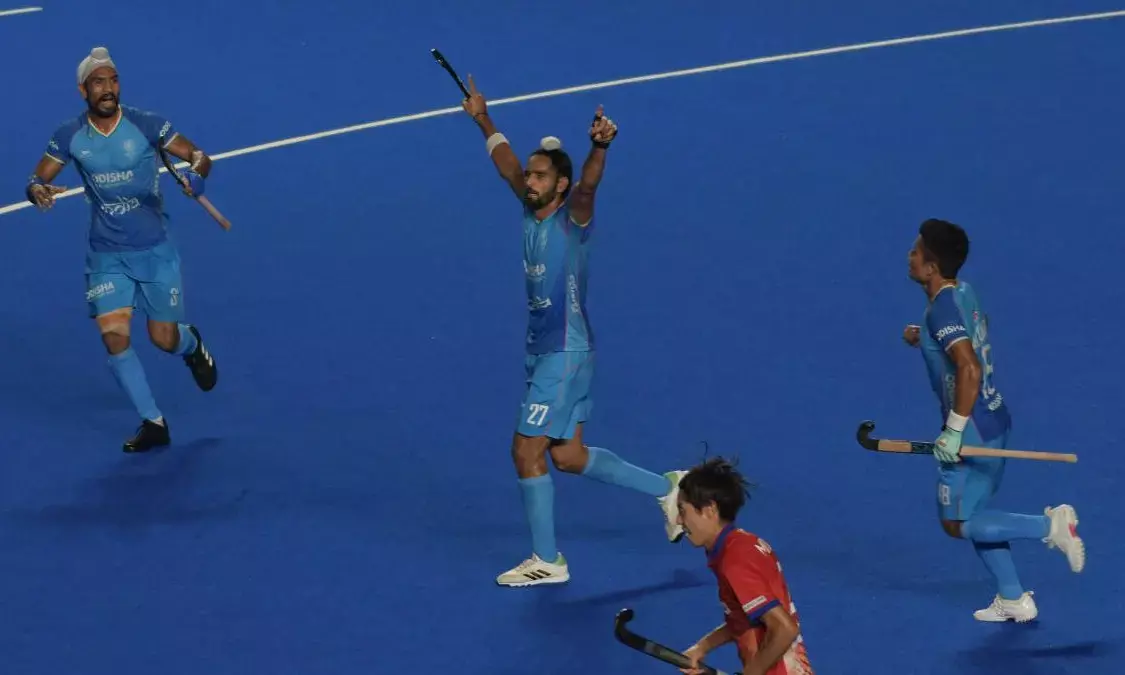 ಏಶ್ಯನ್ ಚಾಂಪಿಯನ್ಸ್ ಟ್ರೋಫಿ: ಜಪಾನ್ ವಿರುದ್ಧ 5-0 ಗೆಲುವು ದಾಖಲಿಸಿದ ಭಾರತ ಫೈನಲ್‌ಗೆ, ಮಲೇಶ್ಯ ಎದುರಾಳಿ