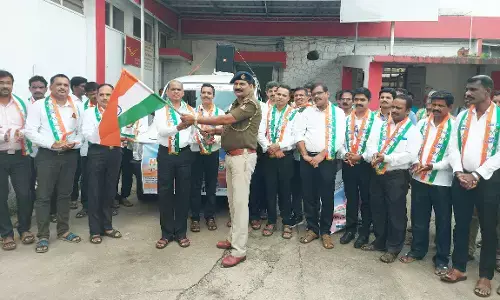 ಉಡುಪಿ ಅಂಚೆ ವಿಭಾಗದಿಂದ ತ್ರಿವರ್ಣ ಧ್ವಜ ಜನಜಾಗೃತಿ ಜಾಥ