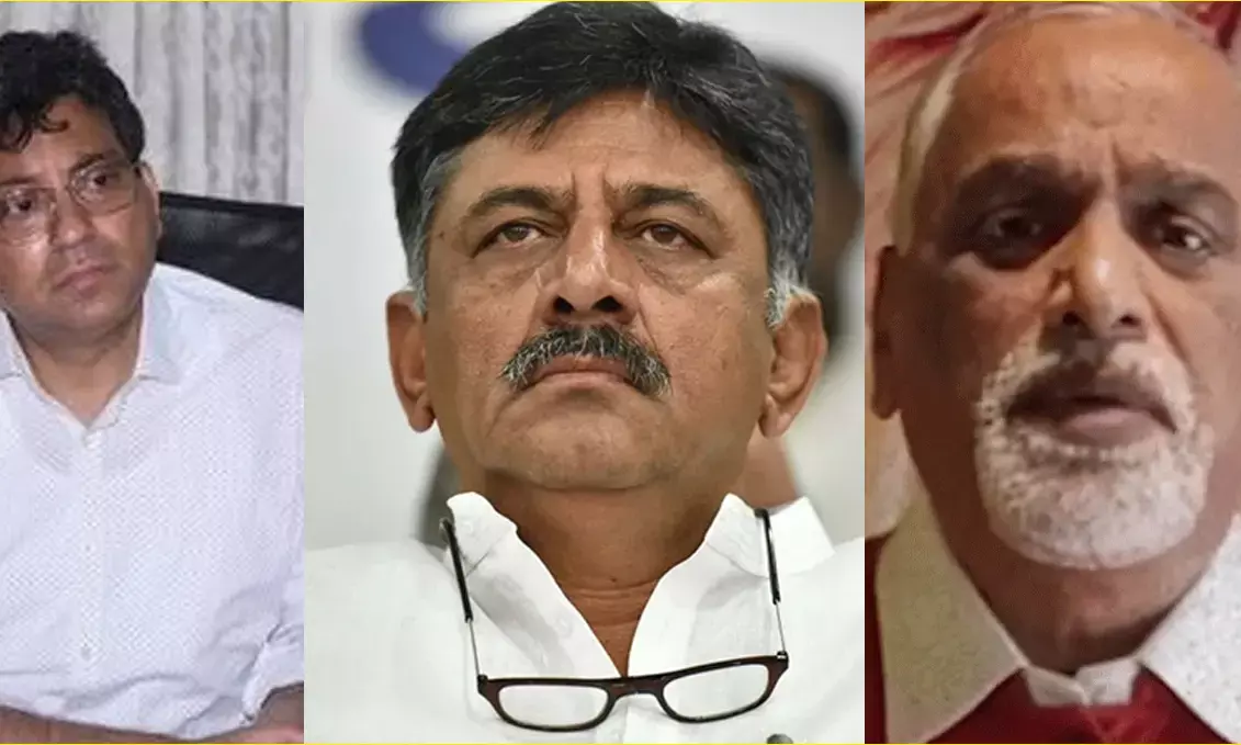 ಚಿಲುಮೆ ಹಗರಣ | ತುಷಾರ್ ಗಿರಿನಾಥ್‌ ರನ್ನು ಯಾವ ವಾಷಿಂಗ್ ಮಿಷನ್ ನಲ್ಲಿ ಹಾಕಿ ತೊಳೆದಿದ್ದೀರಿ ?: ಡಿಕೆಶಿಗೆ ʼನೈಜ ಹೋರಾಟಗಾರರ ವೇದಿಕೆʼ ಪ್ರಶ್ನೆ