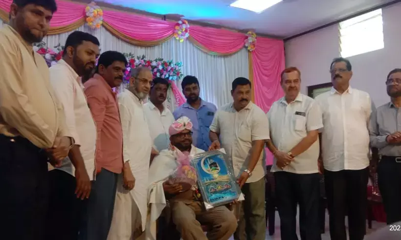 ಉಡುಪಿ: ಎನ್‌ಆರ್‌ಐ ಕಾಂಗ್ರೆಸ್ ಜಿಲ್ಲಾಧ್ಯಕ್ಷ ಶೇಖ್ ವಾಹಿದ್‌ಗೆ ಸನ್ಮಾನ