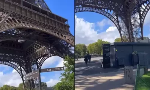 ಬಾಂಬ್‌ ಬೆದರಿಕೆ: ಐಫೆಲ್‌ ಟವರ್‌ನಿಂದ ಸಾರ್ವಜನಿಕರನ್ನು ತೆರವುಗೊಳಿಸಿದ ಅಧಿಕಾರಿಗಳು