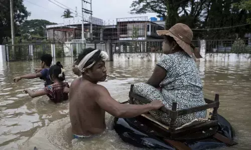 ಮ್ಯಾನ್ಮಾರ್ ನಲ್ಲಿ ಪ್ರವಾಹ, ಭೂಕುಸಿತ: 5 ಮಂದಿ ಮೃತ್ಯು; 40,000 ಜನರ ಸ್ಥಳಾಂತರ