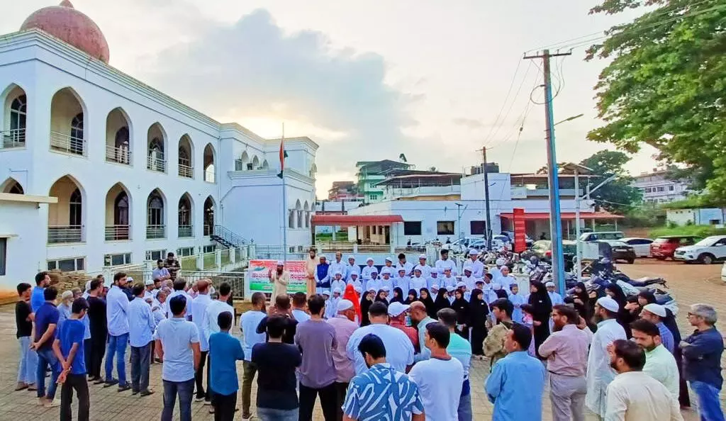 ಉಡುಪಿ ಜಾಮೀಯ ಮಸೀದಿಯಲ್ಲಿ ಸ್ವಾತಂತ್ರ್ಯೋತ್ಸವ