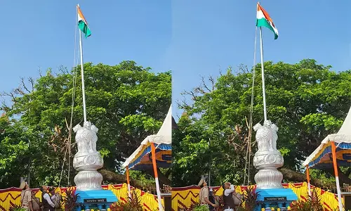 ಮಂಗಳೂರು: ಸ್ವಾತಂತ್ರ್ಯ ದಿನಾಚರಣೆ; ಜಿಲ್ಲಾ ಉಸ್ತುವಾರಿ ಸಚಿವರಿಂದ ಧ್ವಜಾರೋಹಣ