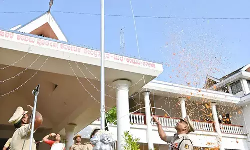 ಕರಾವಳಿ ಕಾವಲು ಪೊಲೀಸ್ ಮಲ್ಪೆಯ ಕೇಂದ್ರ ಕಚೇರಿಯಲ್ಲಿ ಸ್ವಾತಂತ್ರ್ಯ ದಿನಾಚರಣೆ