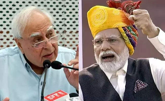 ನೀವು 10 ವರ್ಷ ಅಧಿಕಾರದಲ್ಲಿದ್ದರೂ ಭ್ರಷ್ಟಾಚಾರ ನಿರ್ಮೂಲನೆ ಏಕೆ ಸಾಧ್ಯವಾಗಲಿಲ್ಲ: ಪ್ರಧಾನಿ ಸ್ವಾತಂತ್ರ್ಯ ಭಾಷಣಕ್ಕೆ ಸಿಬಲ್ ತಿರುಗೇಟು