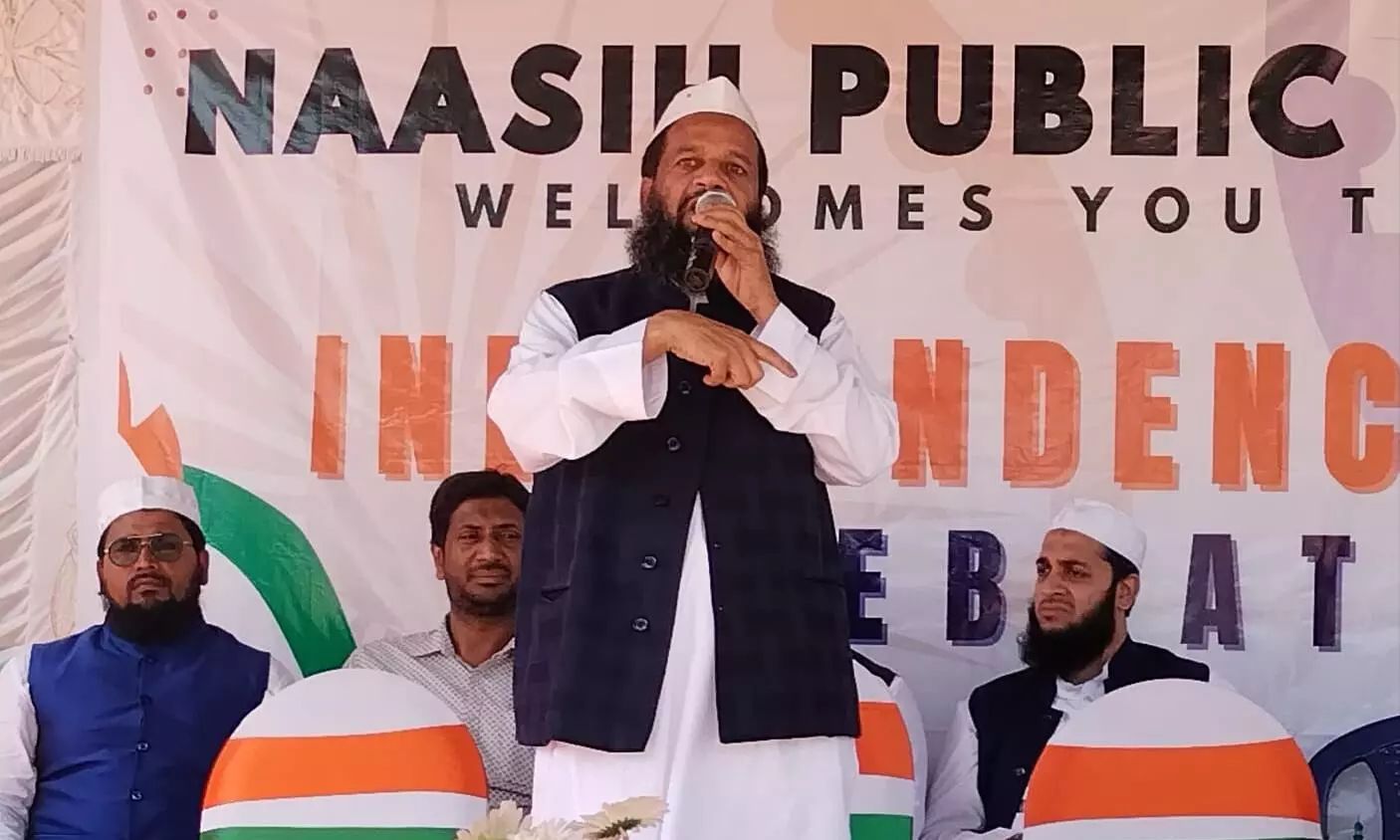 ಸ್ವಾತಂತ್ರ್ಯ ಸಂಗ್ರಾಮದಲ್ಲಿ ಉಲಮಾಗಳ ಪಾತ್ರ ಮಹತ್ತರವಾದದ್ದು: ಮೌಲಾನ ಶಬ್ಬೀರ್ ನದ್ವಿ