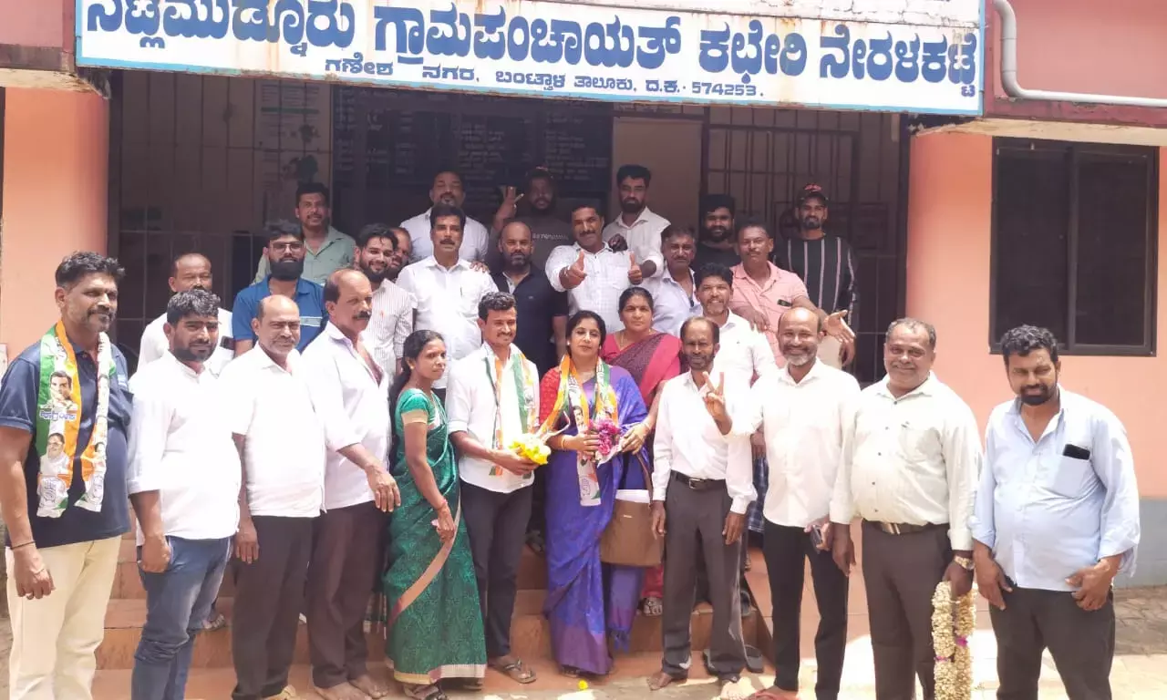 ನೆಟ್ಲಮುಡ್ನೂರು ಗ್ರಾ. ಪಂ | ಬಿಜೆಪಿ ಬೆಂಬಲಿತ ಅಧ್ಯಕ್ಷ ಕಾಂಗ್ರೆಸ್ ಗೆ ಸೇರ್ಪಡೆ