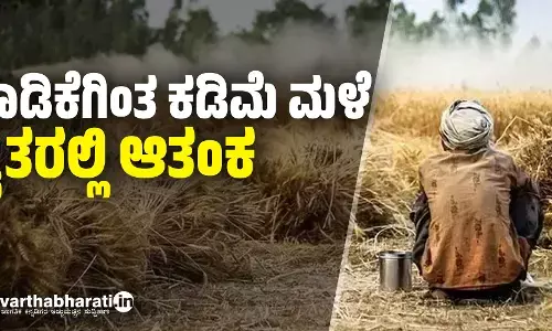 ವಾಡಿಕೆಗಿಂತ ಕಡಿಮೆ ಮಳೆ: ರೈತರಲ್ಲಿ ಆತಂಕ
