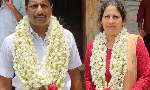 ಕೋಡಿಂಬಾಡಿ ಗ್ರಾ.ಪಂ | ಬಿಜೆಪಿ ಬೆಂಬಲಿತ ಸದಸ್ಯೆಯ ಬಲದಿಂದ ಕಾಂಗ್ರೆಸ್‌ ಗೆ ಅಧ್ಯಕ್ಷ, ಉಪಾಧ್ಯಕ್ಷ ಸ್ಥಾನ