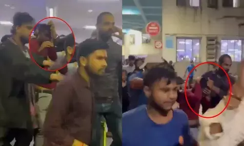 ಅನೈತಿಕ ಪೊಲೀಸ್ ಗಿರಿ ಪ್ರಕರಣ: ಯುವಕ-ಯವತಿಗೆ ಸಂಘಪರಿವಾರದ ಕಾರ್ಯಕರ್ತರಿಂದ ಥಳಿತ; ವಿಡಿಯೋ ವೈರಲ್