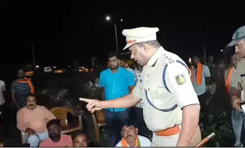 ಬಾಗಲಕೋಟೆ | ಅನುಮತಿಯಿಲ್ಲದೆ ಸ್ಥಾಪಿಸಿದ್ದ ಶಿವಾಜಿ ಪುತ್ಥಳಿ ತೆರವು; ಸಂಘಪರಿವಾರ ಕಾರ್ಯಕರ್ತರ ಪ್ರತಿಭಟನೆ, 2 ದಿನ ನಿಷೇಧಾಜ್ಞೆ ಜಾರಿ