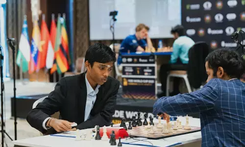 ಚೆಸ್ ವಿಶ್ವಕಪ್ ಸೆಮಿಫೈನಲ್ ತಲುಪಿದ ಪ್ರಜ್ಞಾನಂದ: ವಿಶ್ವನಾಥನ್ ಆನಂದ್ ಬಳಿಕ ಮೊಟ್ಟಮೊದಲ ಭಾರತೀಯ