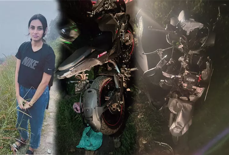 ವಿರಾಜಪೇಟೆ: ಎರಡು ದ್ವಿಚಕ್ರ ವಾಹನಗಳು ಮುಖಾಮುಖಿ ಢಿಕ್ಕಿ; ಯುವತಿ ಸಾವು, ಓರ್ವ ಗಂಭೀರ