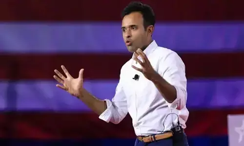 ರಿಪಬ್ಲಿಕನ್‌ ಅಧ್ಯಕ್ಷೀಯ ಅಭ್ಯರ್ಥಿ ಸ್ಪರ್ಧೆ: ಎರಡನೆ ಸ್ಥಾನದಲ್ಲಿ ಸಮಬಲ ಸಾಧಿಸಿದ ಭಾರತ ಮೂಲದ ವಿವೇಕ್ ರಾಮಸ್ವಾಮಿ