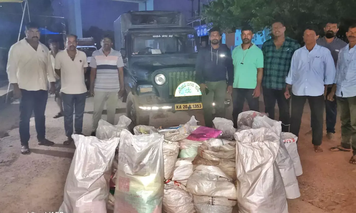 ಉಡುಪಿ: ನಿಷೇಧಿತ ಪ್ಲಾಸ್ಟಿಕ್ ವಶ; 34,000ರೂ. ದಂಡ ವಸೂಲಿ