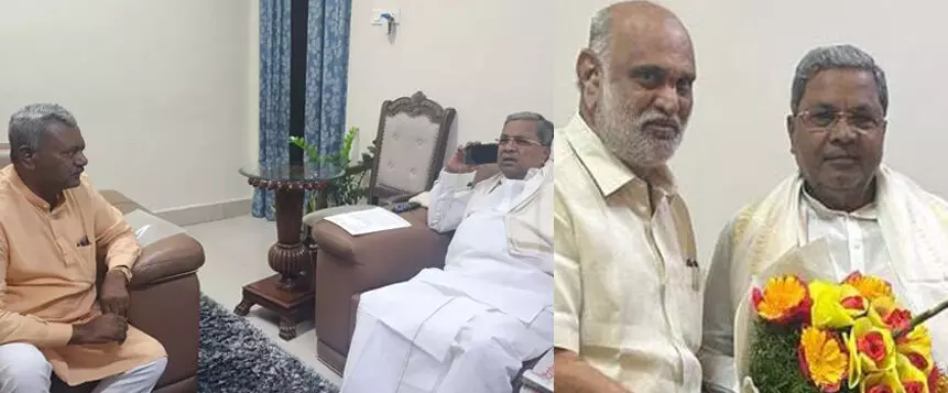 ಸೋಮಶೇಖರ್‌, ರೇಣುಕಾಚಾರ್ಯ ಬಳಿಕ ಸಿಎಂ ಸಿದ್ದರಾಮಯ್ಯ ಅವರನ್ನು ಭೇಟಿಯಾದ ಬಿಜೆಪಿ ಶಾಸಕ ಶಿವರಾಮ್ ಹೆಬ್ಬಾರ್‌