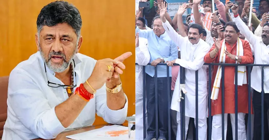 ಅಶೋಕ್ ಅವರನ್ನು ಪ್ರಧಾನಿ ಕಚೇರಿ ಲೆಕ್ಕಕ್ಕೇ ಇಟ್ಟುಕೊಂಡಿಲ್ಲ: ಡಿಸಿಎಂ ಡಿ.ಕೆ. ಶಿವಕುಮಾರ್ ತಿರುಗೇಟು ಅಶೋಕ್ ಅವರನ್ನು ಪ್ರಧಾನಿ ಕಚೇರಿ ಲೆಕ್ಕಕ್ಕೇ ಇಟ್ಟುಕೊಂಡಿಲ್ಲ: ಡಿಸಿಎಂ ಡಿ.ಕೆ. ಶಿವಕುಮಾರ್ ತಿರುಗೇಟು