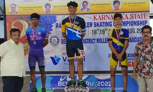 ರಾಜ್ಯಮಟ್ಟದ ರಾಯ್ಯಕಿಂಗ್ ಸ್ಪೀಡ್ ಸ್ಕೇಟಿಂಗ್ ಚಾಂಪಿಯನ್ ಶಿಪ್‌: ಮಂಗಳೂರಿನ ಶಾಮಿಲ್‌ಗೆ 2 ಚಿನ್ನದ ಪದಕ
