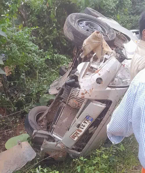 ಸುಳ್ಯ: ಅಡ್ಕಾರು ಮಾವಿನಕಟ್ಟೆ ಬಳಿ ಕಾರುಗಳ ಮಧ್ಯೆ ಸರಣಿ ಅಪಘಾತ