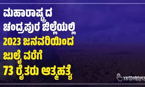 ಮಹಾರಾಷ್ಟ್ರ: ಚಂದ್ರಪುರ ಜಿಲ್ಲೆಯಲ್ಲಿ 2023 ಜನವರಿಯಿಂದ ಜುಲೈ ವರೆಗೆ 73 ರೈತರು ಆತ್ಮಹತ್ಯೆ