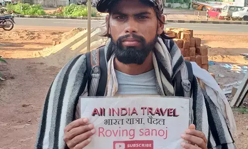 ದೇಶದ ವಿವಿಧ ಆಚಾರ-ವಿಚಾರ, ಸಂಸ್ಕೃತಿ ಅದ್ಯಾಯನಕ್ಕಾಗಿ ಕಾಲ್ನಡಿಗೆಯಲ್ಲಿ ದೇಶ ಪರ್ಯಾಟನೆ