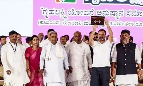 ಕರ್ನಾಟಕದಲ್ಲಿ ಜಾರಿ ಮಾಡಿರುವ ಗ್ಯಾರಂಟಿ ಯೋಜನೆಗಳು ಪ್ರಪಂಚದಲ್ಲಿ ಎಲ್ಲೂ ಇಲ್ಲ: ರಾಹುಲ್ ಗಾಂಧಿ