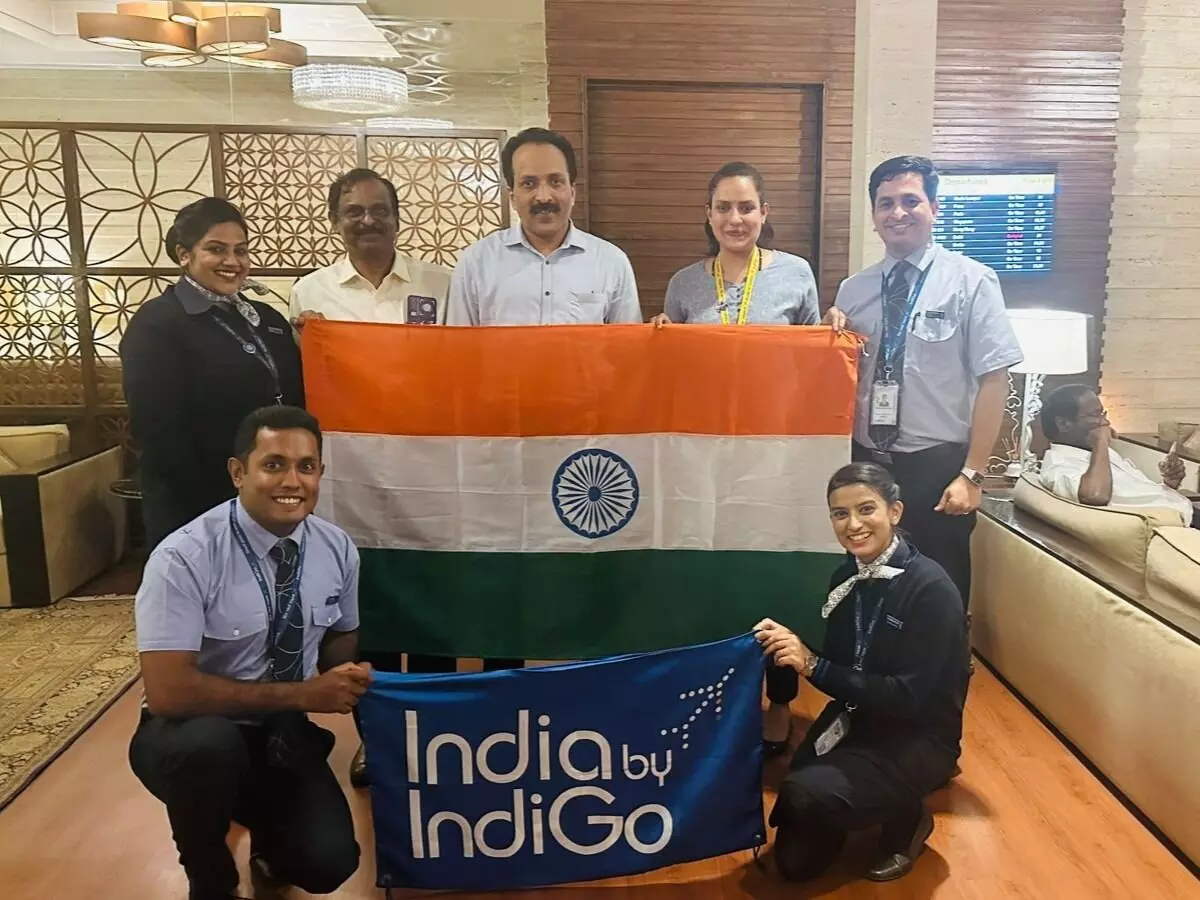 ಇಸ್ರೋ ಮುಖ್ಯಸ್ಥರಿಗೆ ಇಂಡಿಗೋ ಸಿಬ್ಬಂದಿಗಳಿಂದ ವಿಶೇಷ ಸ್ವಾಗತ; ವಿಡಿಯೋ ವೈರಲ್