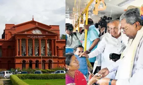 ಉಚಿತ ಬಸ್ ಪ್ರಯಾಣದ ‘ಶಕ್ತಿ ಯೋಜನೆ’ ಪ್ರಶ್ನಿಸಿ ವಿದ್ಯಾರ್ಥಿಗಳ ಅರ್ಜಿ: ಅಸಮಾಧಾನ ವ್ಯಕ್ತಪಡಿಸಿದ ಹೈಕೋರ್ಟ್
