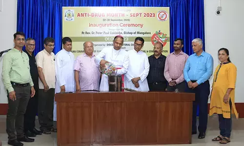 ‘ಡ್ರಗ್ಸ್ ವಿರೋಧ ಜಾಗೃತಿ ಮಾಸ’ ಅಭಿಯಾನಕ್ಕೆ ಮಂಗಳೂರು ಬಿಷಪ್ ಚಾಲನೆ