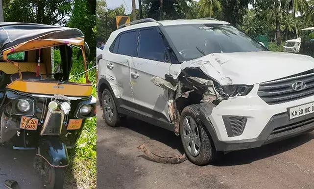 ಕುಂದಾಪುರ: ಕಾರು -ರಿಕ್ಷಾ ಢಿಕ್ಕಿ; ಯುವತಿ ಮೃತ್ಯು