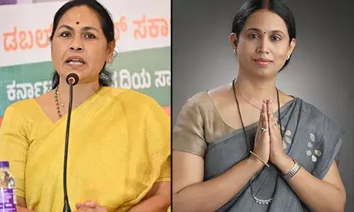 ಗ್ಯಾರಂಟಿ ಕುರಿತ ಶೋಭಾ ಕರಂದ್ಲಾಜೆ ಹೇಳಿಕೆಗೆ ಸಚಿವೆ ಲಕ್ಷ್ಮೀ ಹೆಬ್ಬಾಳ್ಕರ್ ಸವಾಲು