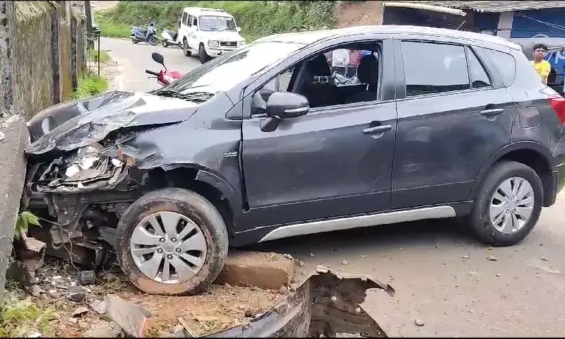 ಮಡಿಕೇರಿ: ತಡೆಗೋಡೆಗೆ ಕಾರು ಢಿಕ್ಕಿ; ಓರ್ವ ಮೃತ್ಯು