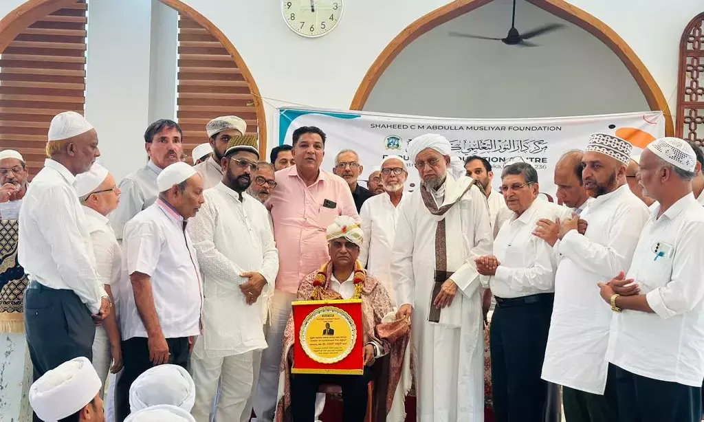 ಡಾ.ನಿಸಾರ್ ಅಹ್ಮದ್ ದಾರುನ್ನೂರ್ ಭೇಟಿ, ಸನ್ಮಾನ ಕಾರ್ಯಕ್ರಮ