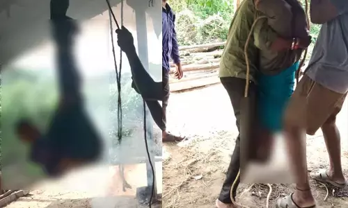 ಮೇಕೆ ಕದ್ದ ಆರೋಪದಲ್ಲಿ ದಲಿತ ವ್ಯಕ್ತಿ, ಕುರಿಗಾಹಿ ಯುವಕನನ್ನು ತಲೆಕೆಳಕಾಗಿ ನೇತುಹಾಕಿ ಹಲ್ಲೆ: ಆರೋಪಿಗಳ ಬಂಧನ