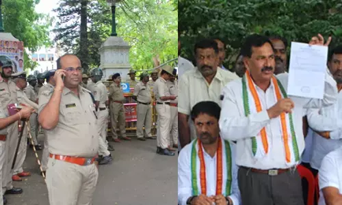 ಸಂಸದ ಪ್ರತಾಪ್ ಸಿಂಹ ಕಚೇರಿಗೆ ಮುತ್ತಿಗೆ ಹಾಕಲು ಯತ್ನಿಸಿದ ಕೆಪಿಸಿಸಿ ವಕ್ತಾರ ಲಕ್ಷ್ಮಣ್‌