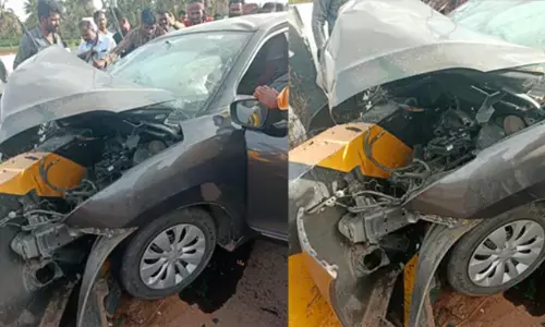 ಚಿಕ್ಕಮಗಳೂರು: ಡಿವೈಡರ್ ಗೆ ಢಿಕ್ಕಿ ಹೊಡೆದ ಕಾರು; ಇಬ್ಬರು ಸ್ಥಳದಲ್ಲೇ ಮೃತ್ಯು, ಮತ್ತೊಬ್ಬರು ಗಂಭೀರ