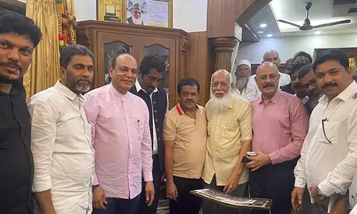 ಮುಸ್ಲಿಂ ಸೆಂಟ್ರಲ್ ಕಮಿಟಿಯ ಅಧ್ಯಕ್ಷ ಮುಹಮ್ಮದ್ ಮಸೂದ್ ಮನೆಗೆ ಸಚಿವರ ಭೇಟಿ